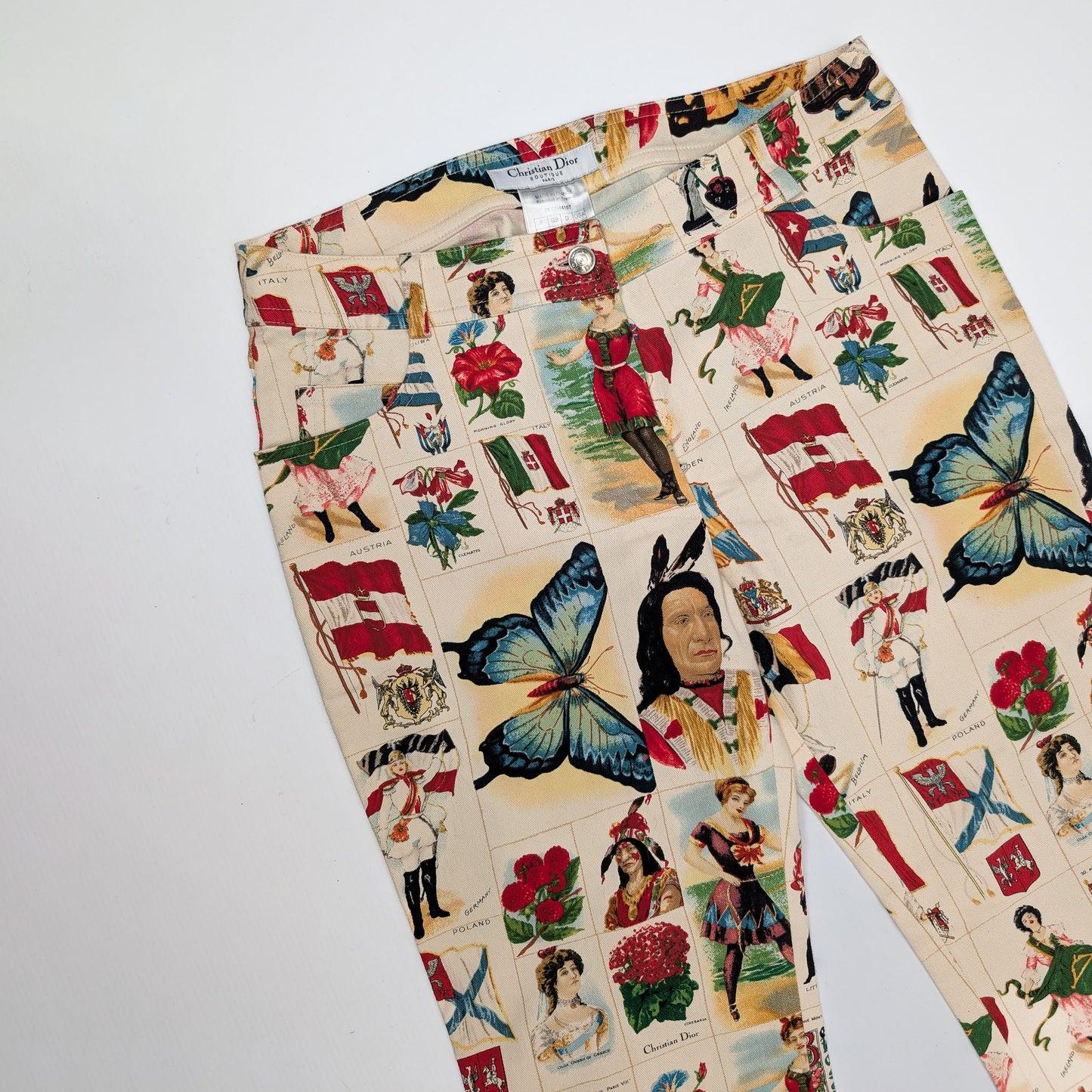 Ensemble pantalon et cardigan "Timbre" Dior par Galliano - S/S 2002