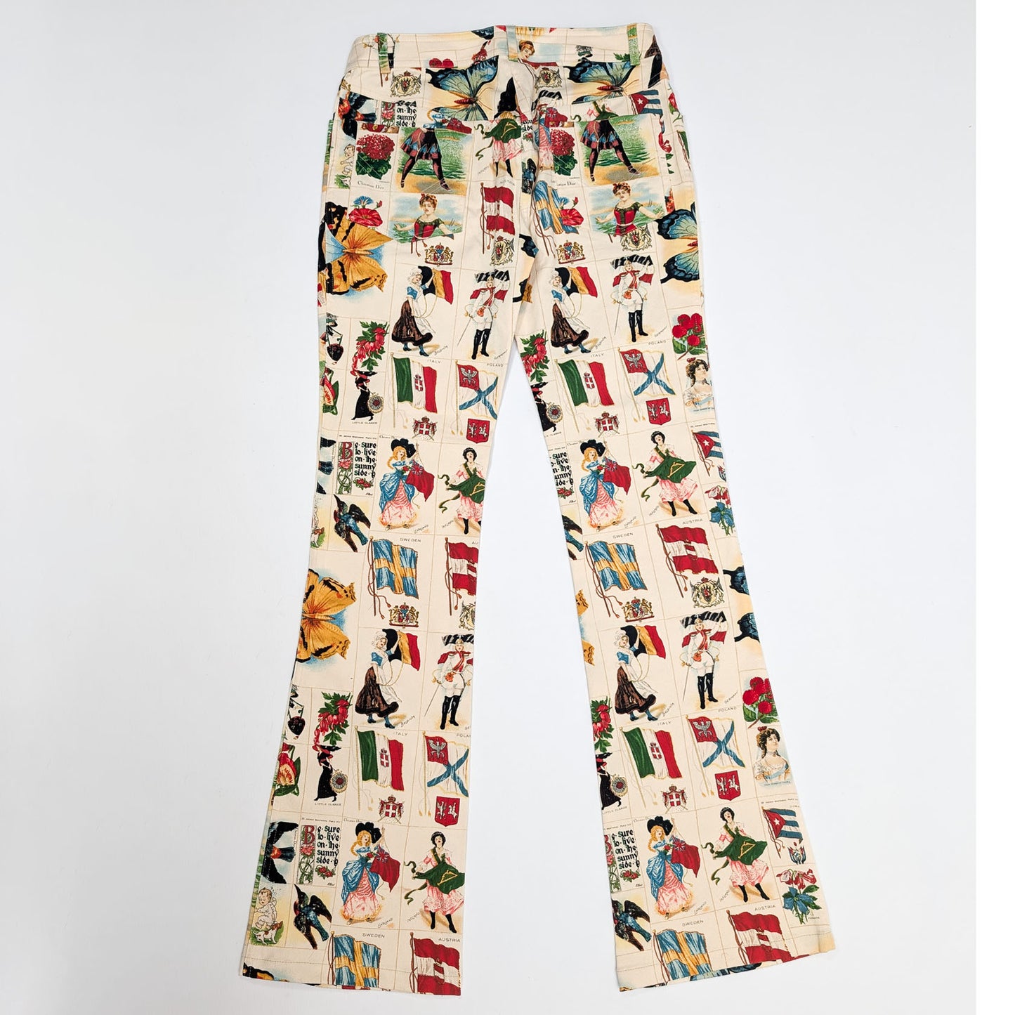 Ensemble pantalon et cardigan "Timbre" Dior par Galliano - S/S 2002