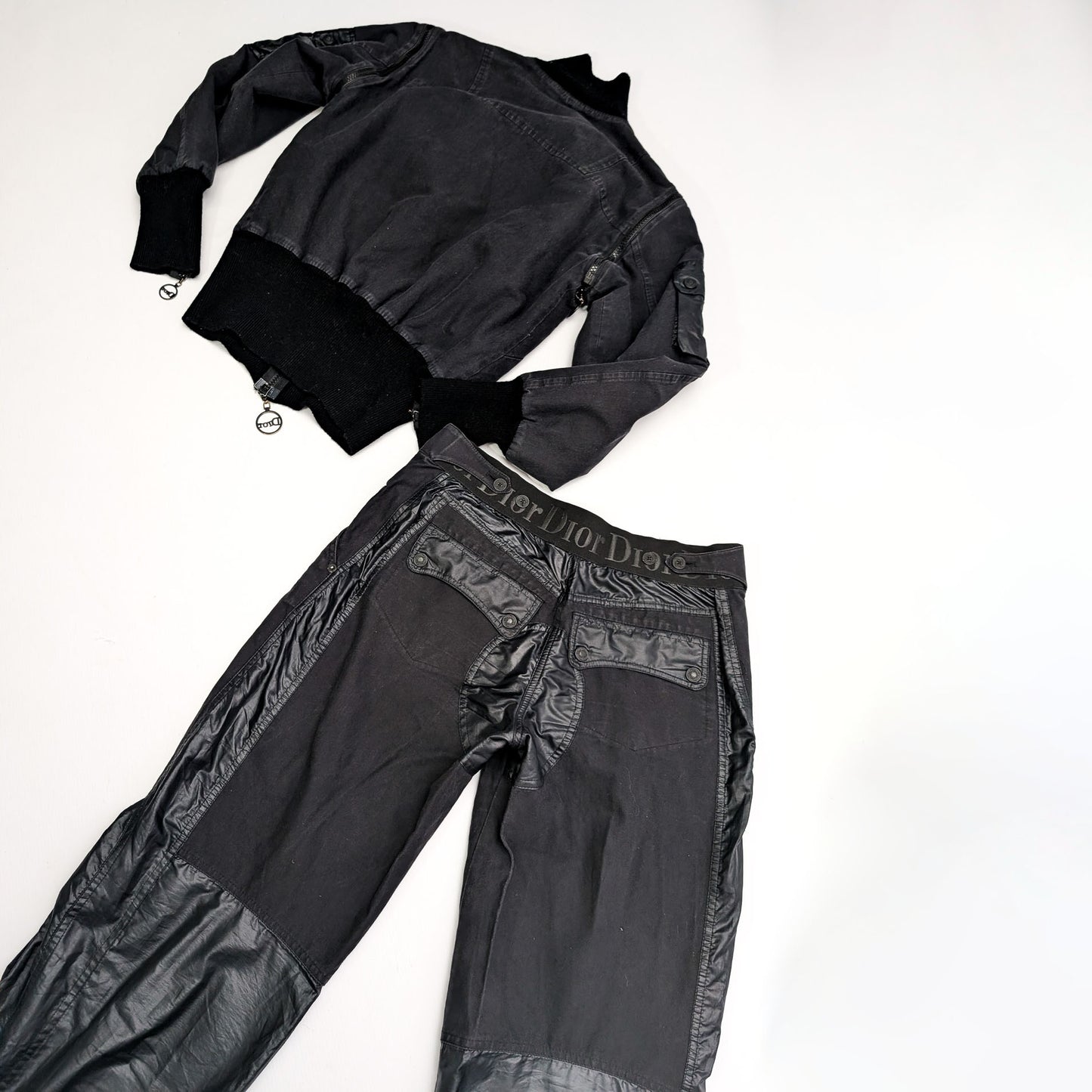 Dior by Galliano Cargo Pant and Jacket Set Golf S/S 2004 Collection - M