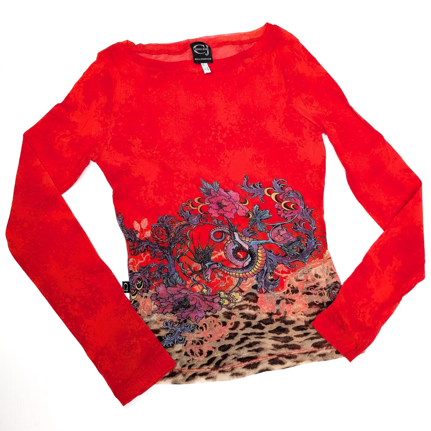 T-shirt manche longue Roberto Cavalli