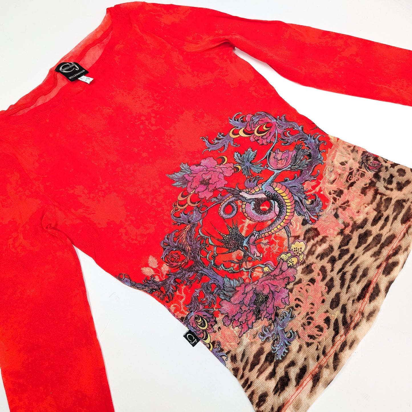 T-shirt manche longue Roberto Cavalli
