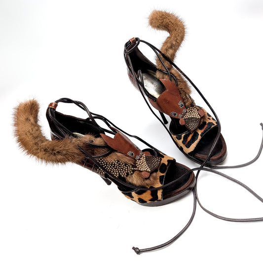 Sandales Dsquared2 "Ecureuil" - EU38,5|UK5,5|US7,5