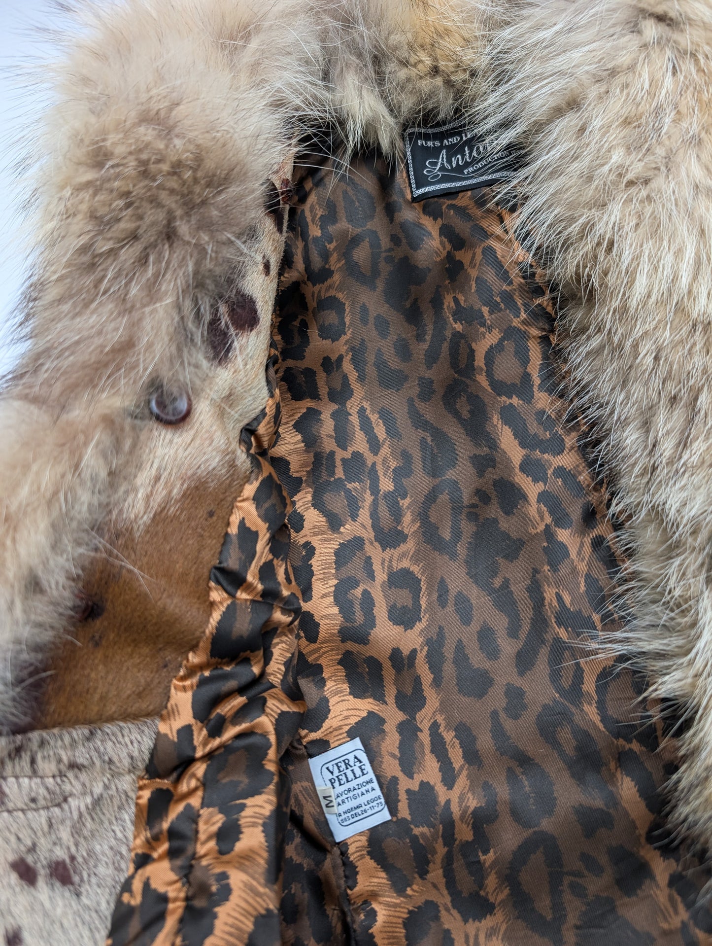 Veste Vintage fourrure