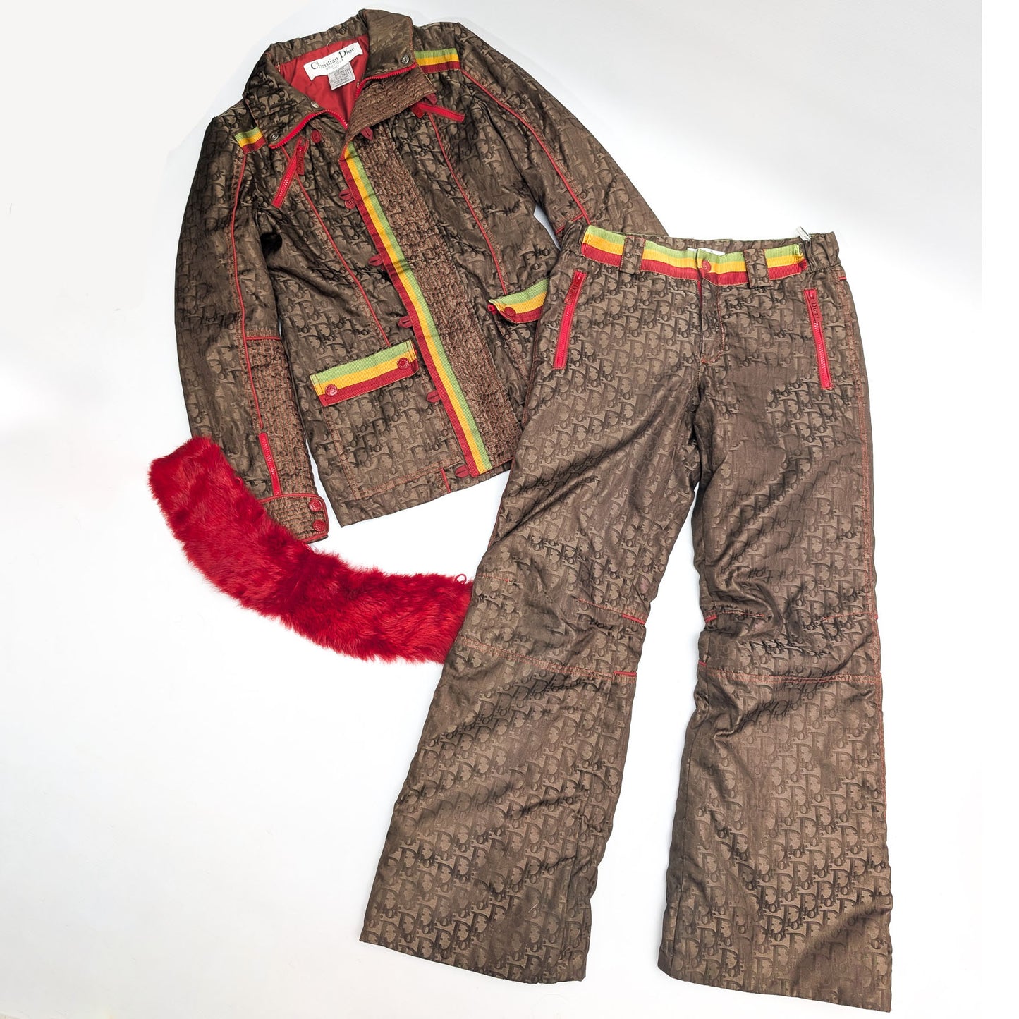 Dior Rasta Galliano Jacket and Trouser Set