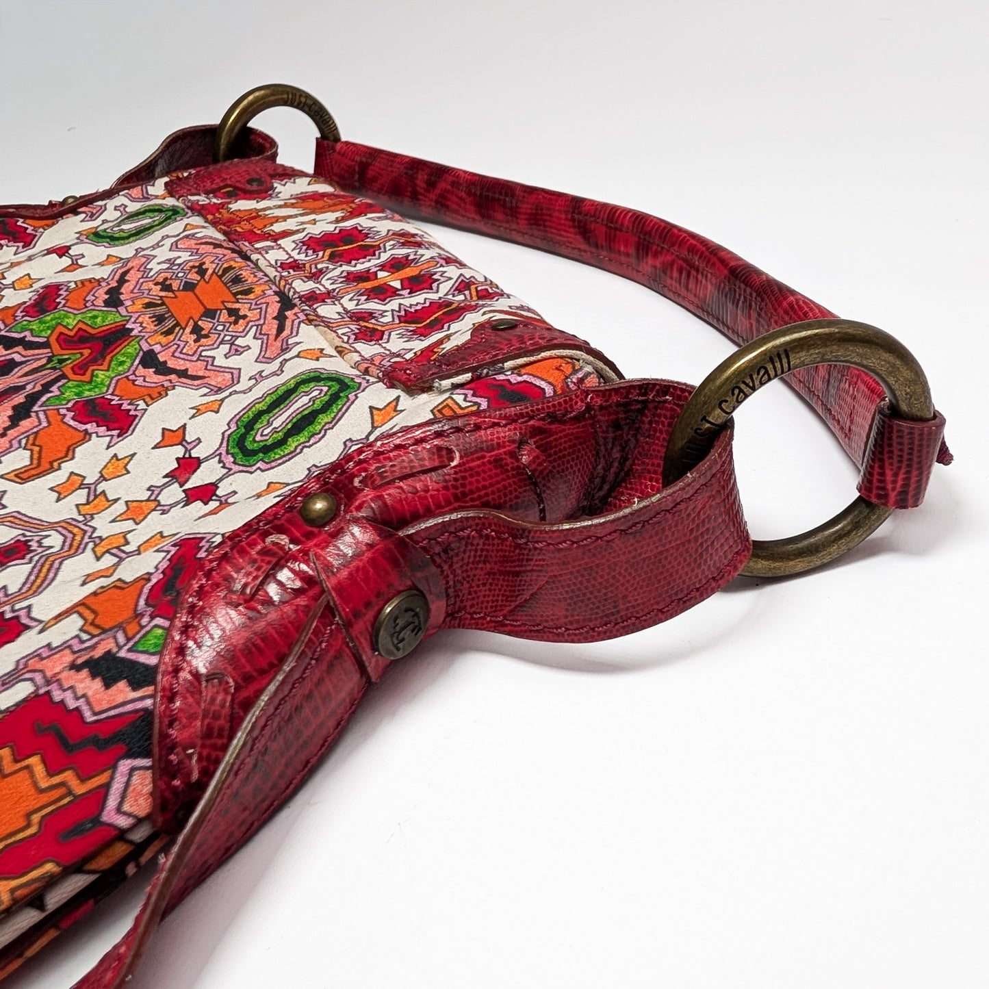 Cavalli baguette handbag