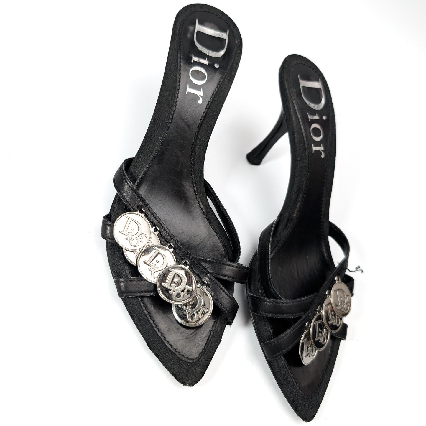 Dior by Galliano mules adorned with coins - EU36|3UK|5US