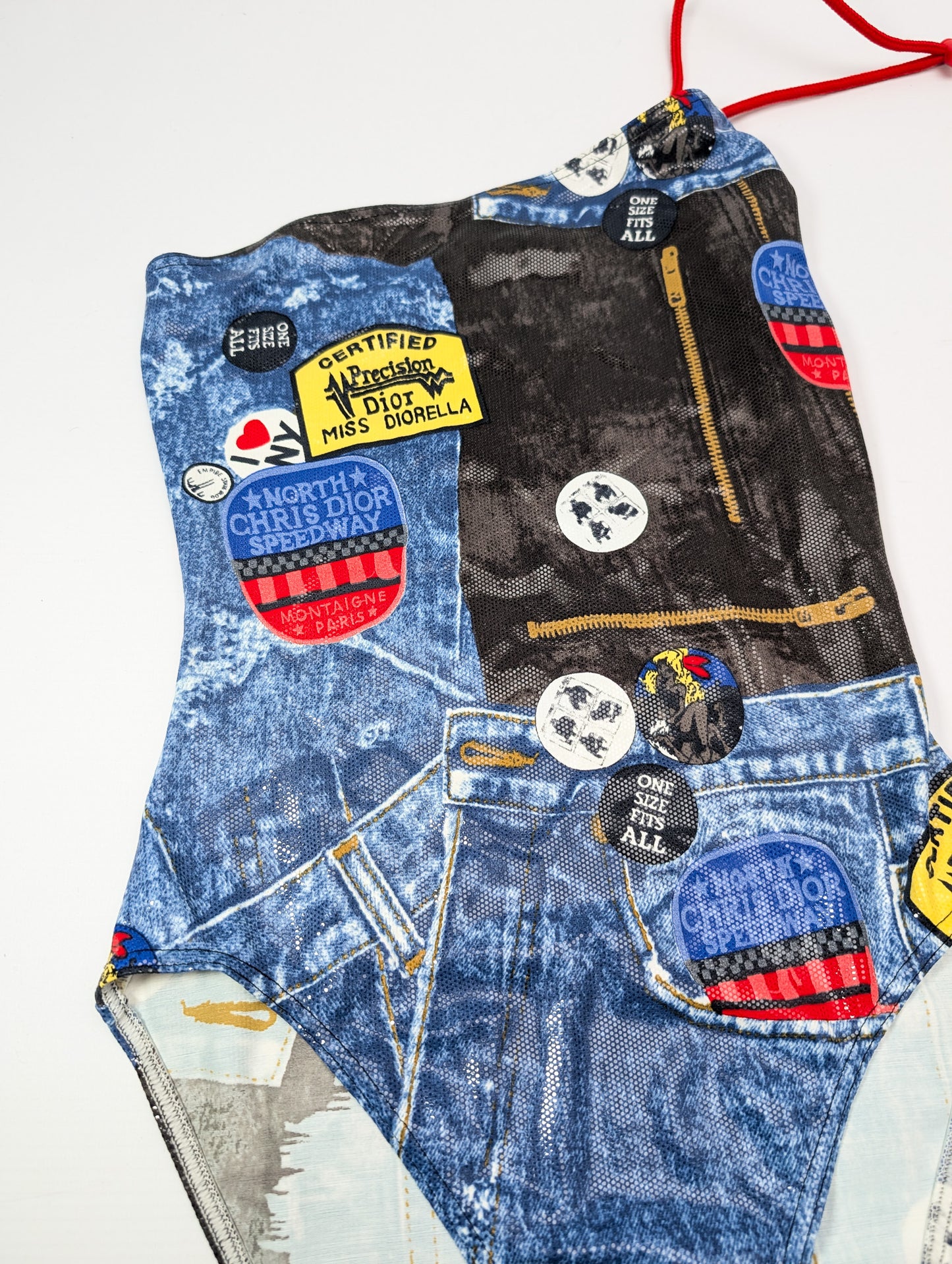 Dior by Galliano F/W 2001 Trompe l'oeil Swimsuit