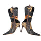 Roberto Cavalli patchwork boots - EU37|UK4|US6