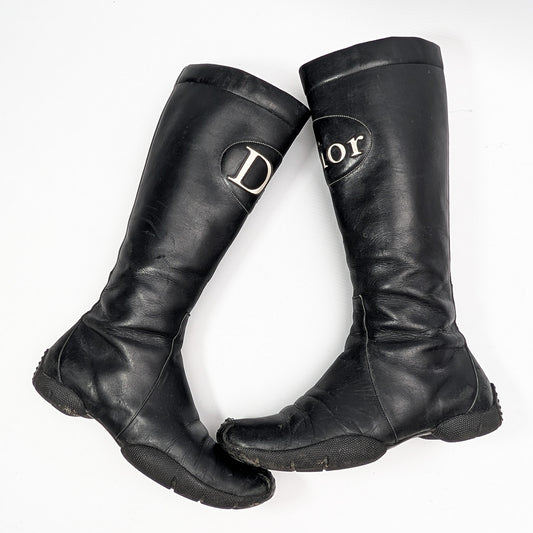 Bottes Dior par Galliano "Moto" - EU36,5|3,5UK|5,5US