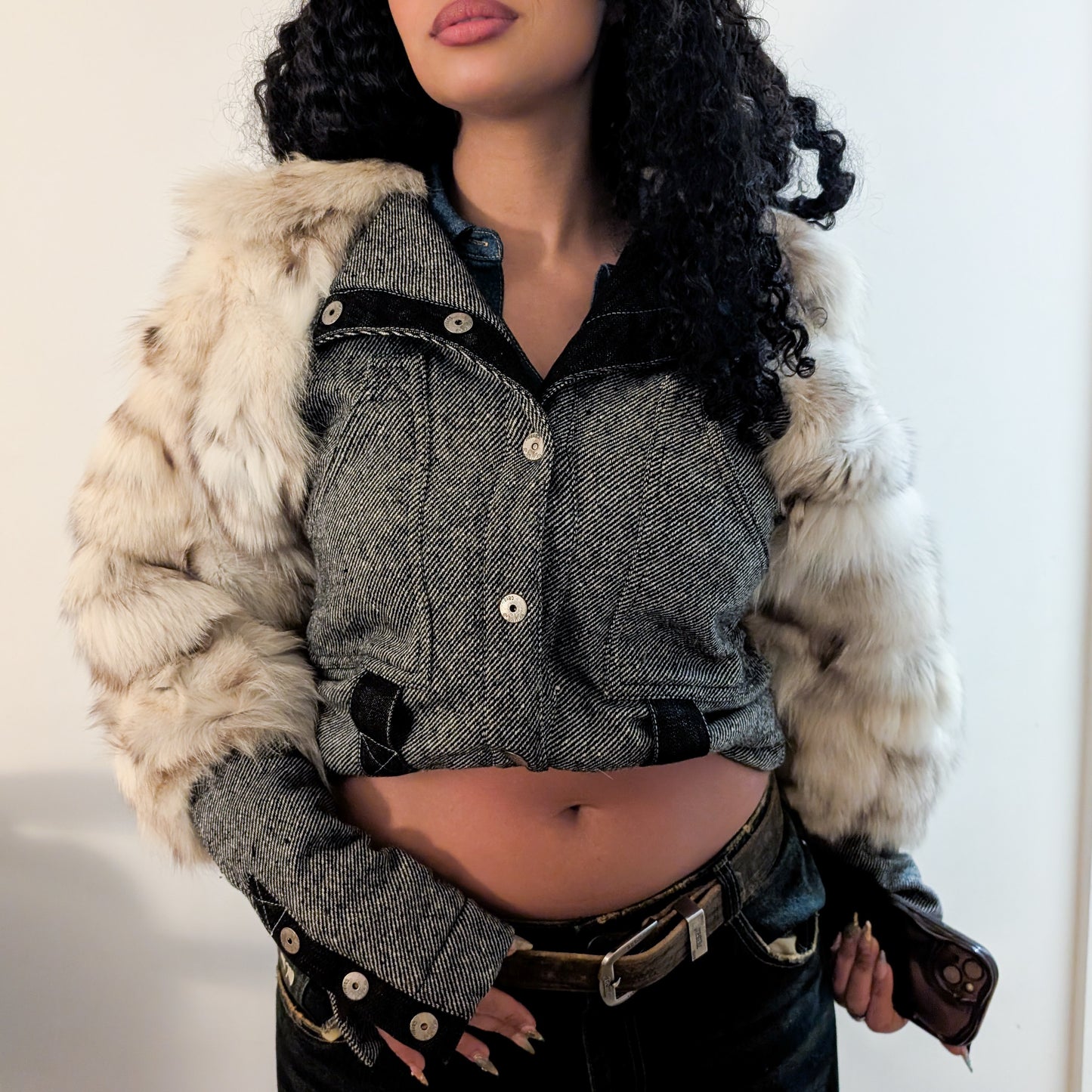 Veste Roberto Cavalli fourrure