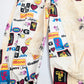 "J'adore John Galliano" monogram print trousers