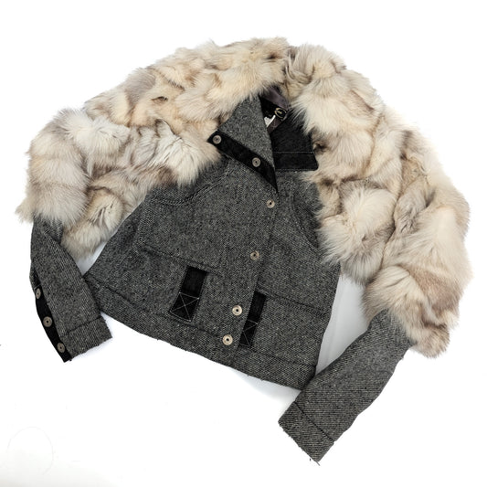 Veste Roberto Cavalli fourrure