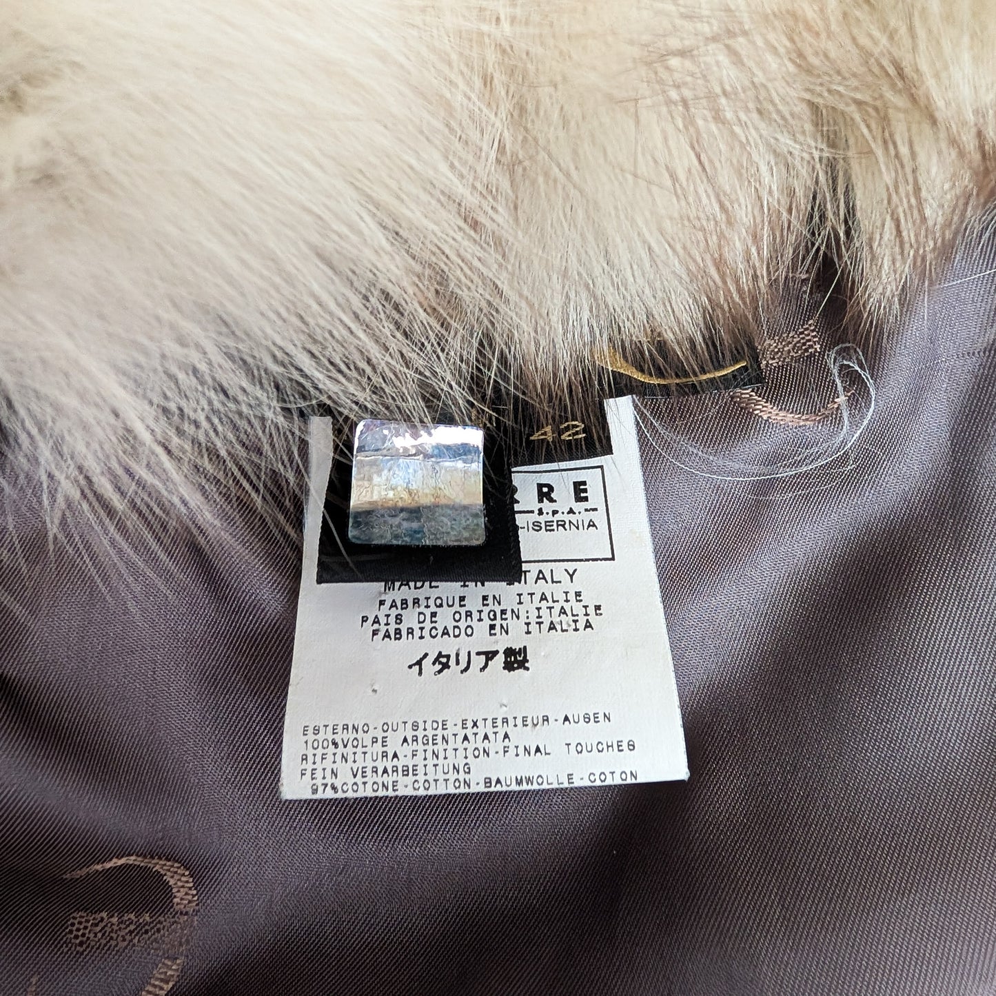 Veste Roberto Cavalli fourrure
