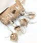 Sac en daim et fourrure John Galliano