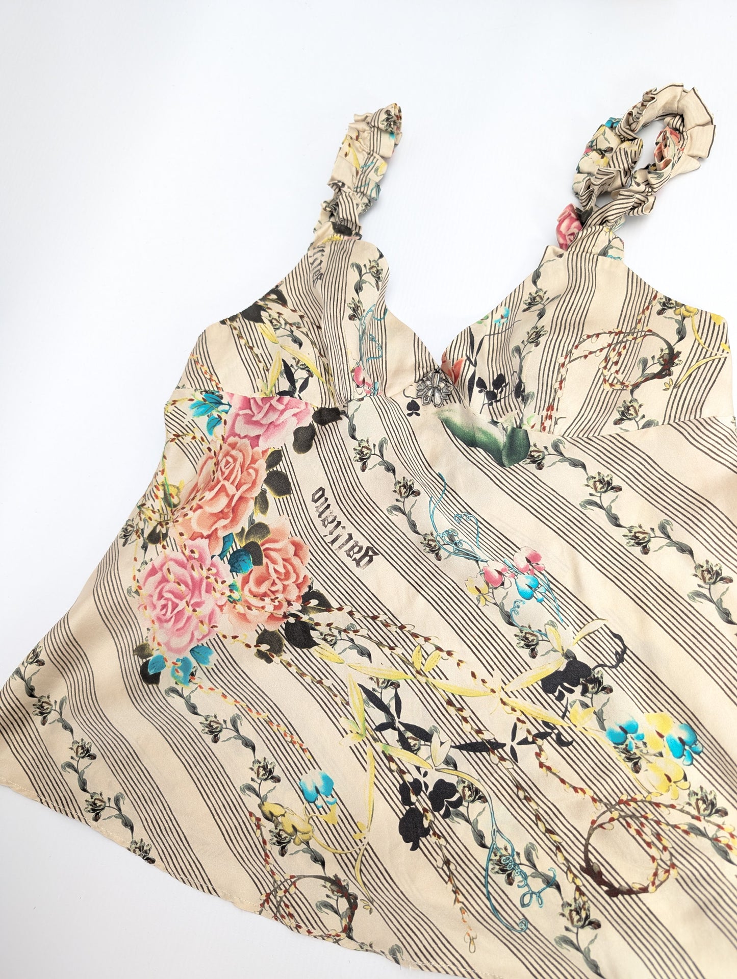 Top en soie John Galliano