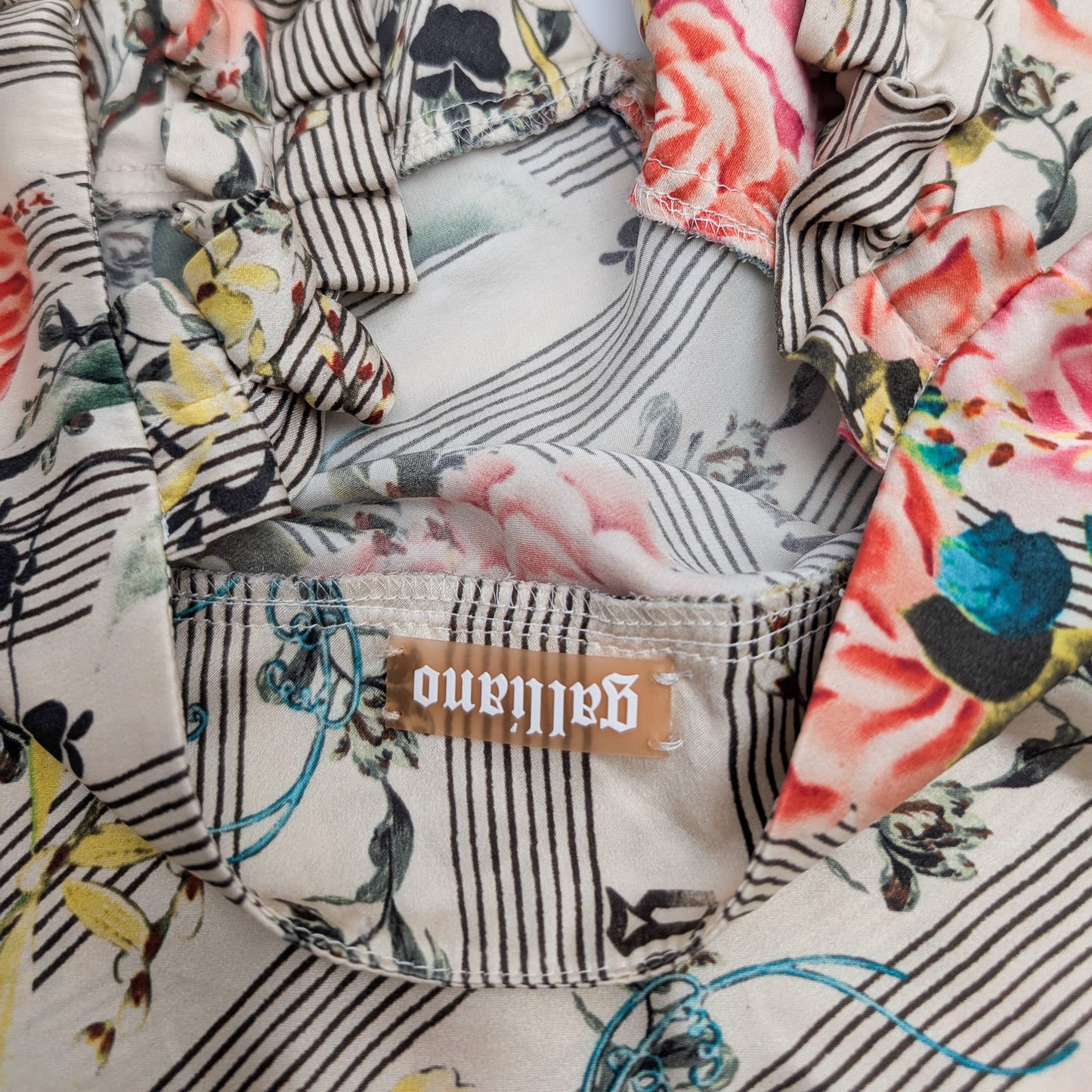 Top en soie John Galliano