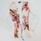 Ensemble cardigan et pantalon Roberto Cavalli fleur - L