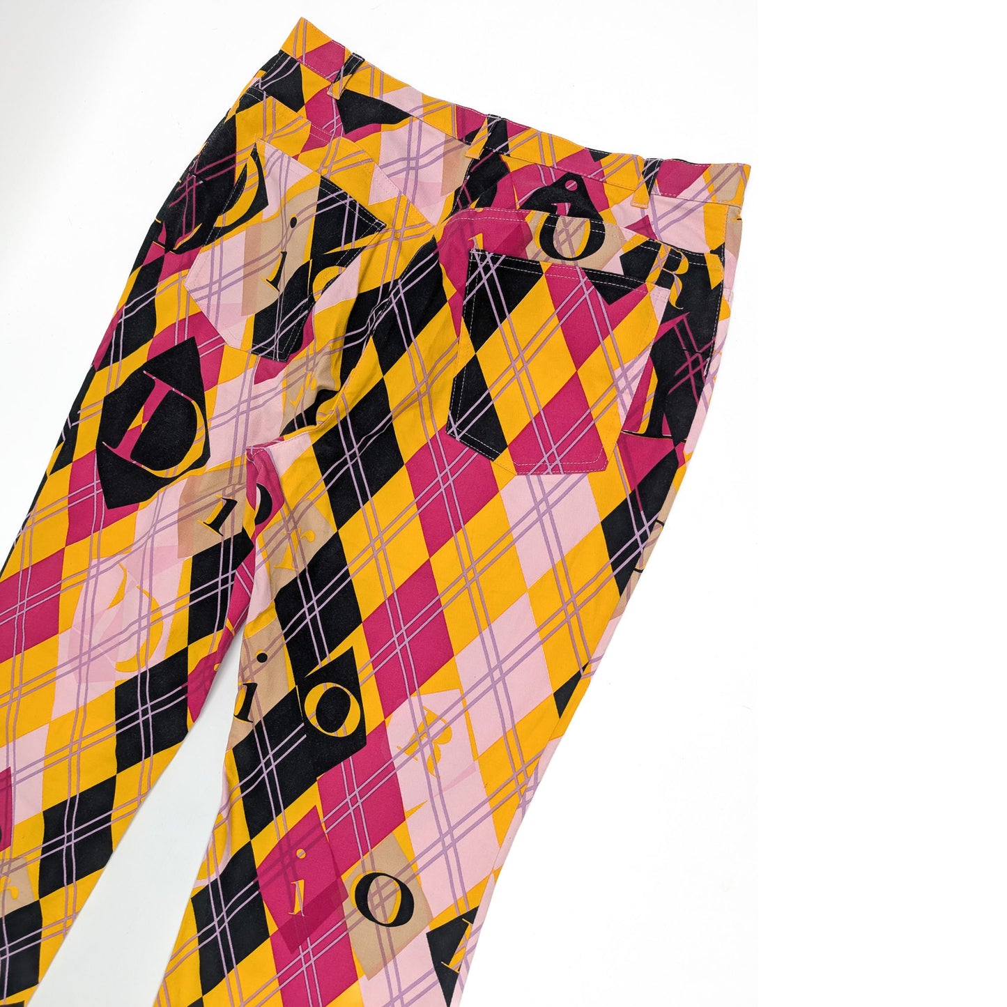 Dior by Galliano Harlequin Trousers - A/W2004 - L