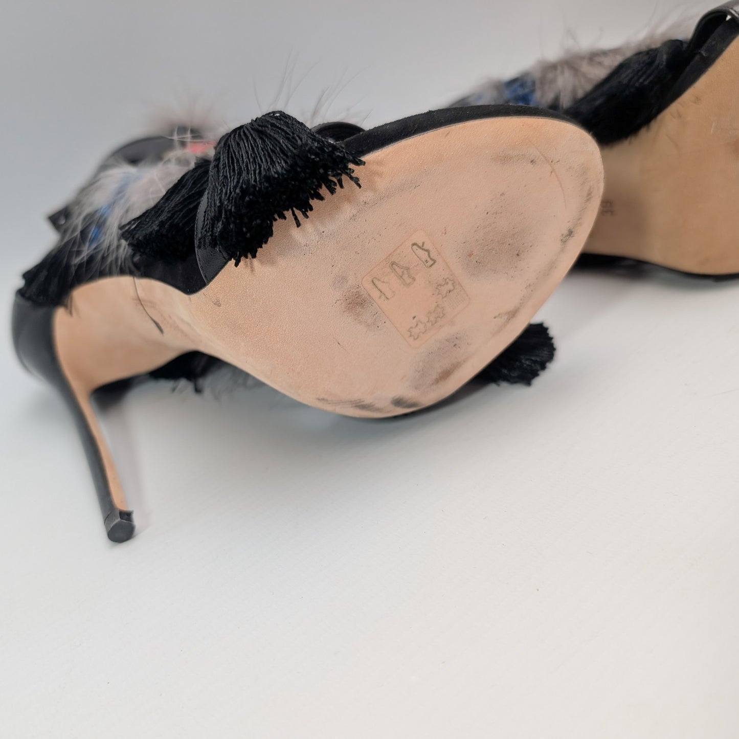 Sandales "Eskimo" noire Dsquared2 F/W 2015 - EU39|UK6|US8