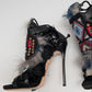 Sandales "Eskimo" noire Dsquared2 F/W 2015 - EU39|UK6|US8