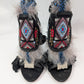 Sandales "Eskimo" noire Dsquared2 F/W 2015 - EU39|UK6|US8