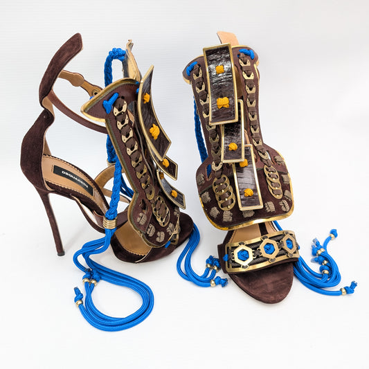 Dsquared2 Samurai Sandals F/W2016 - EU38|5UK|7US