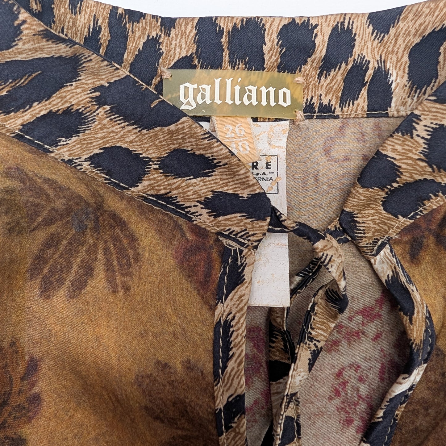John Galliano tunic