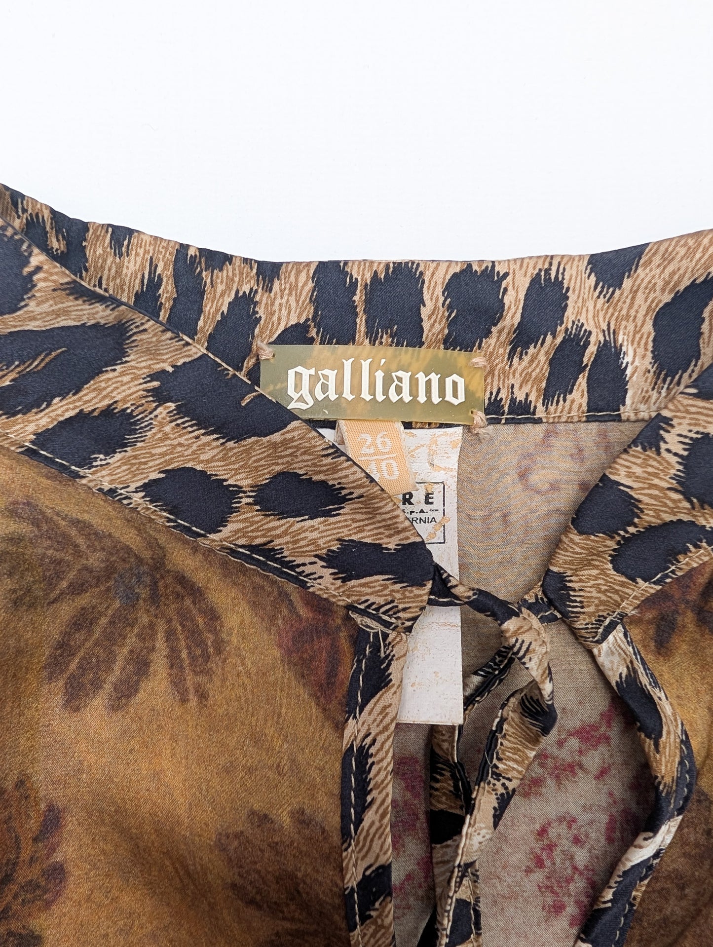 John Galliano tunic