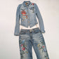 Roberto Cavalli Set S/S 2003 "Tattoo" - M
