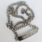Roberto Cavalli silver chain belt