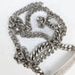 Roberto Cavalli silver chain belt