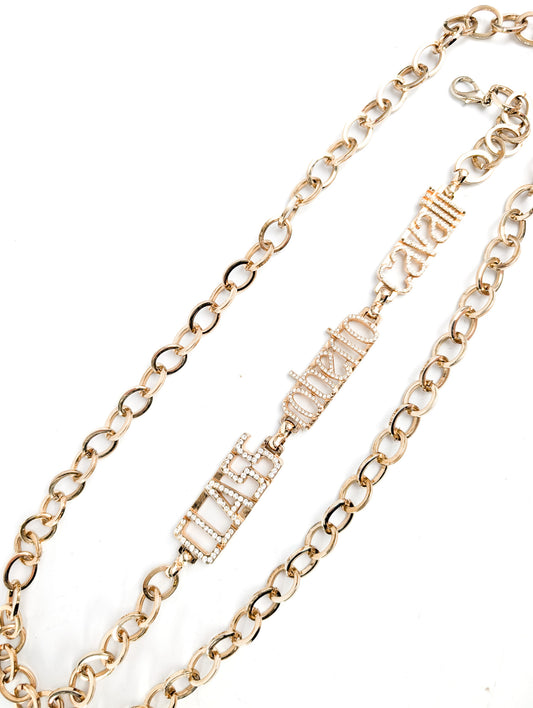 Ceinture Roberto Cavalli chaine dorée