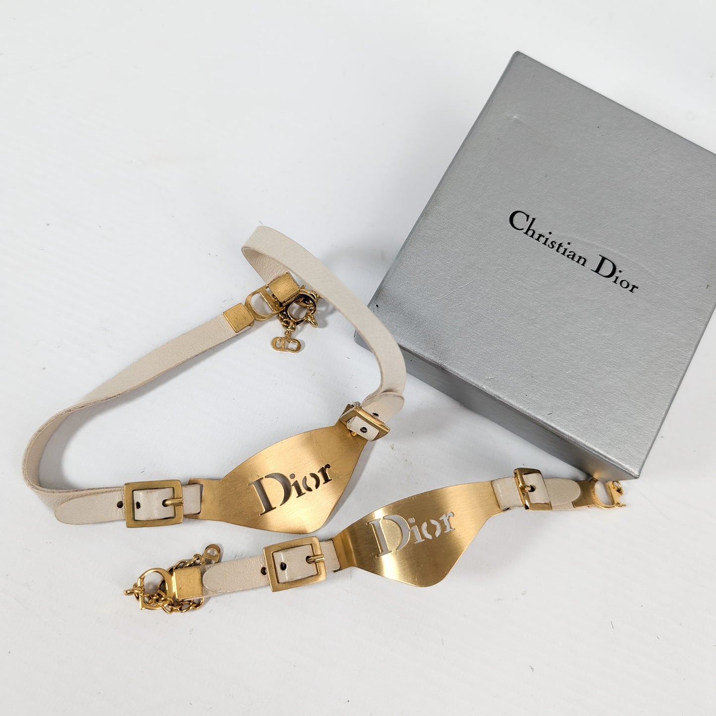 Collier et bracelet Dior par Galliano