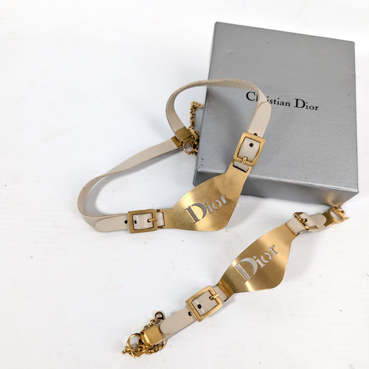 Dior by Galliano necklace and bracelet