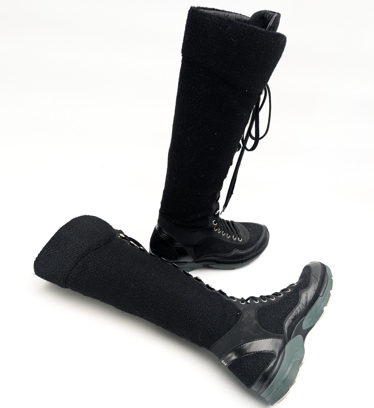 Bottes sport tweed F/W 2014 Chanel  - EU39|UK6|US8
