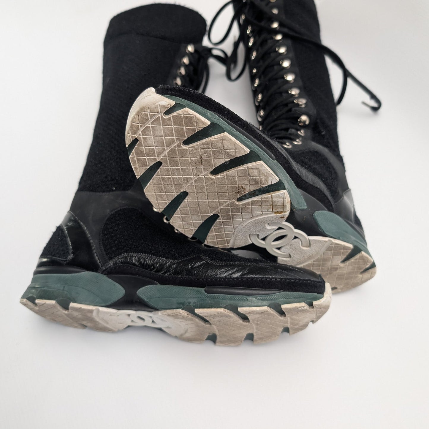 Bottes sport tweed F/W 2014 Chanel  - EU39|UK6|US8