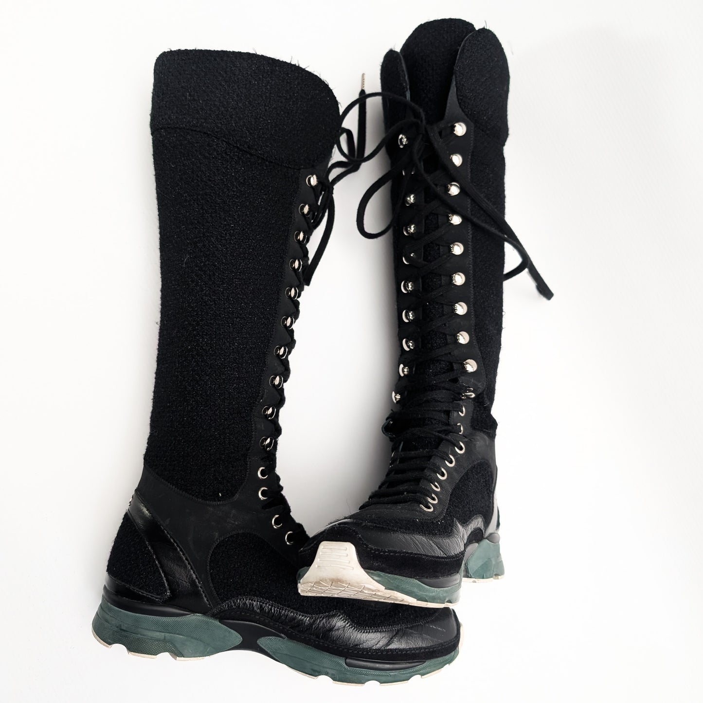 Bottes sport tweed F/W 2014 Chanel  - EU39|UK6|US8