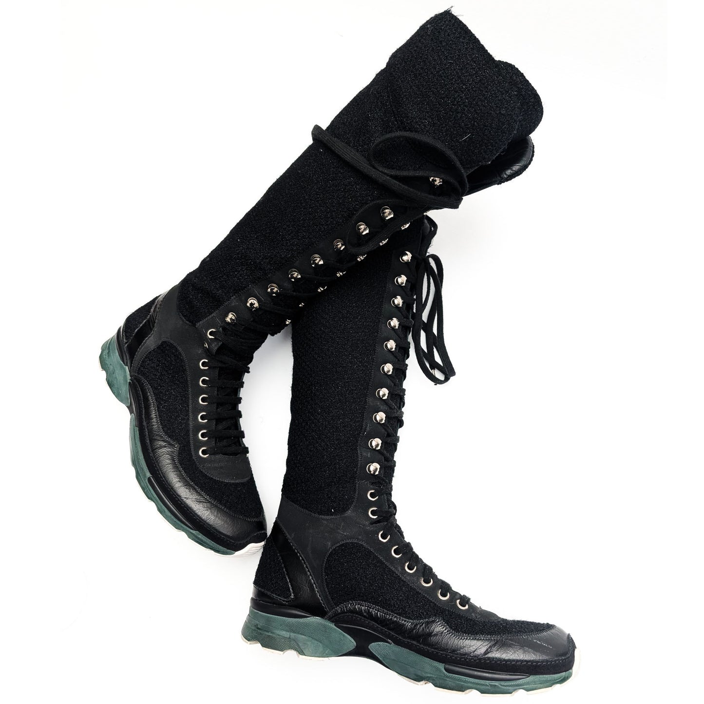 Bottes sport tweed F/W 2014 Chanel  - EU39|UK6|US8