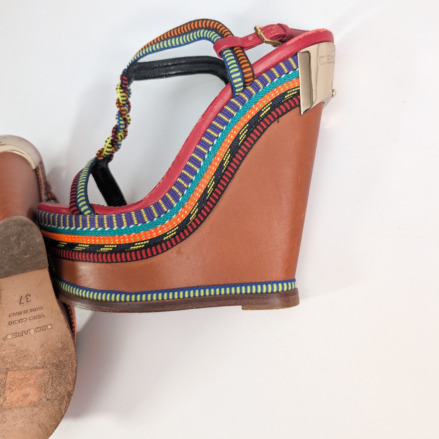 Dsquared2 Wedge Sandals - EU37|UK4|US6