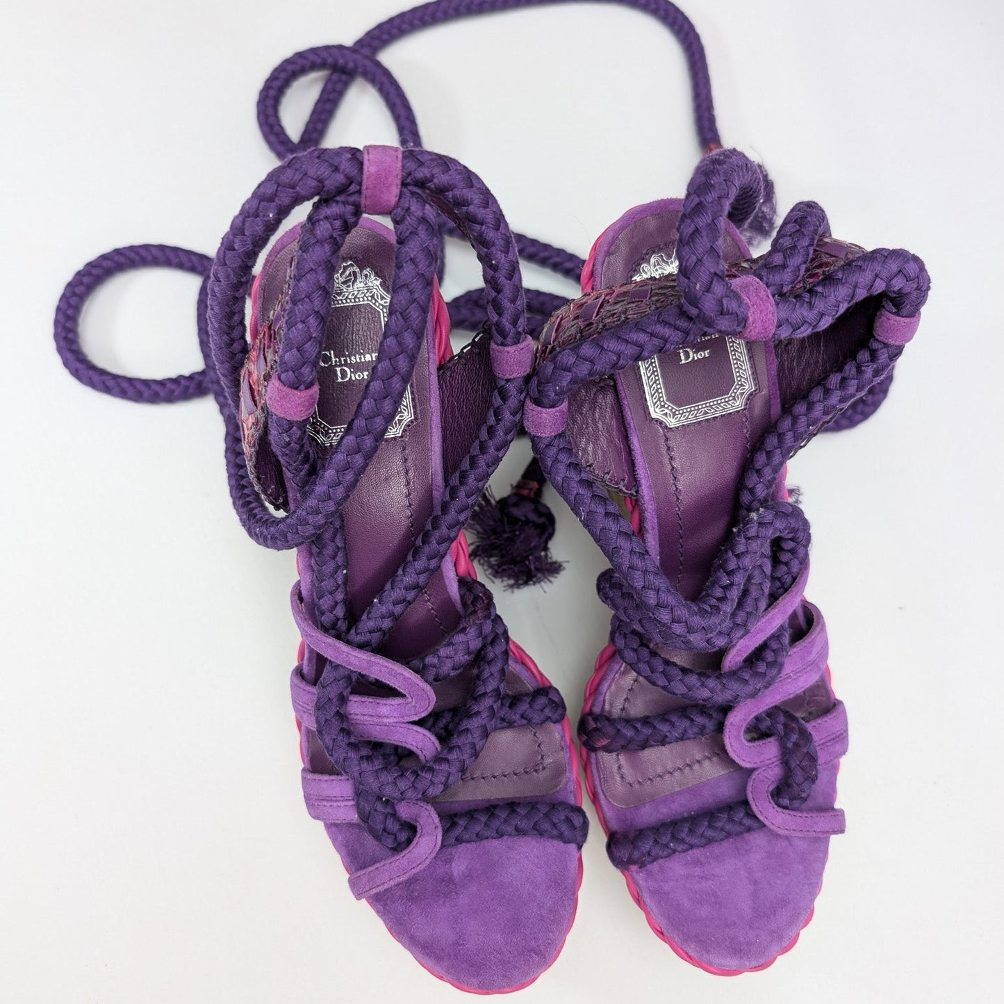 Sandales Dior par Galliano S/S 2011 - EU38|UK5|US7