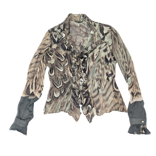 Chemise en soie Roberto Cavalli