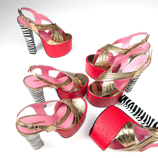 Sandales Dsquared2 - 3 tailles disponibles : 36, 38, 39