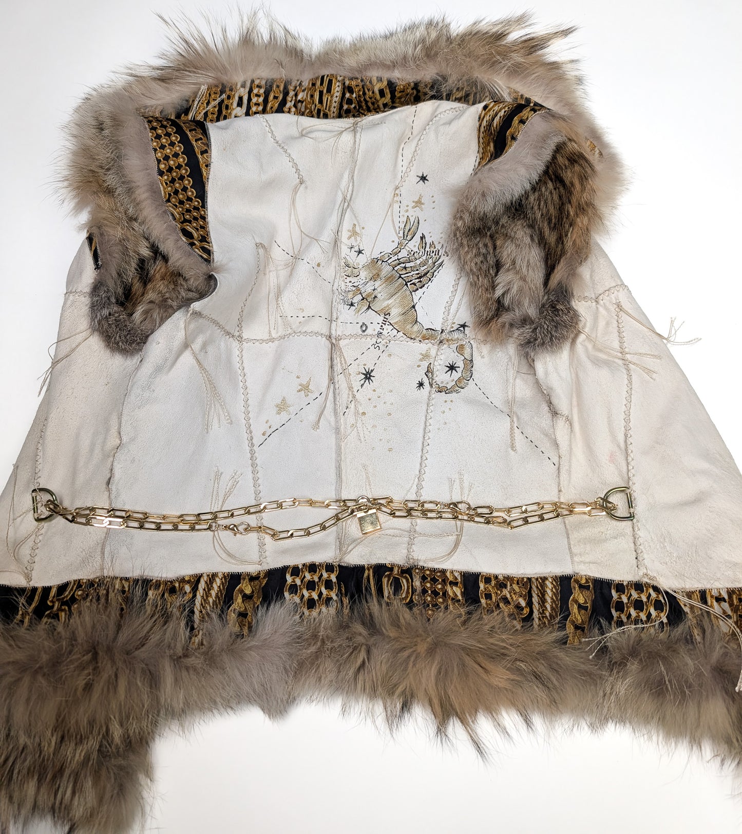 Veste sans manche Roberto Cavalli fourrure F/W 2003