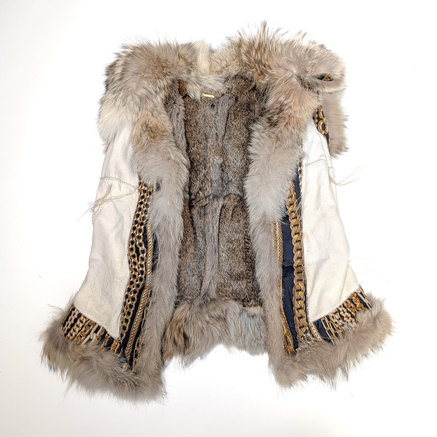 Veste sans manche Roberto Cavalli fourrure F/W 2003