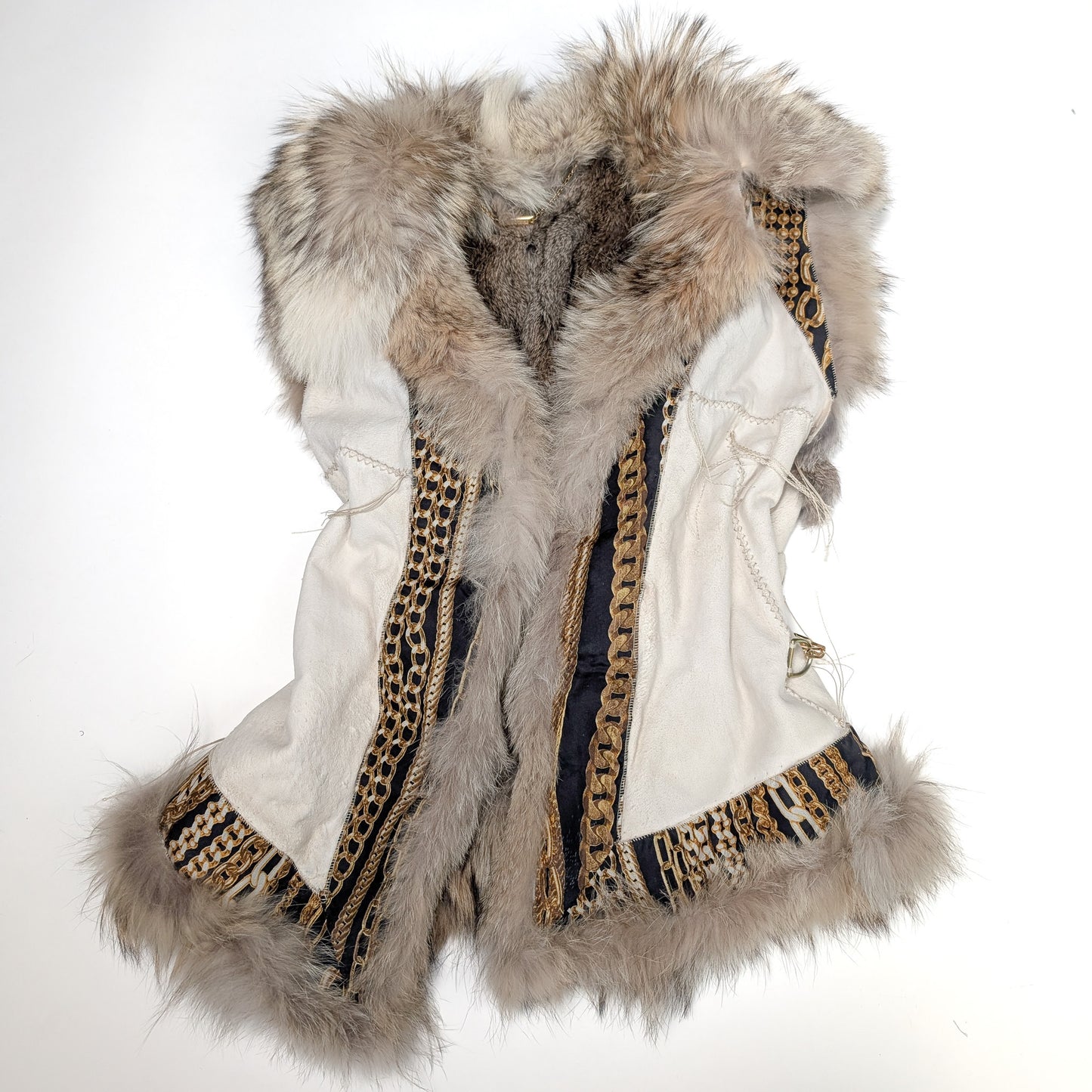 Veste sans manche Roberto Cavalli fourrure F/W 2003