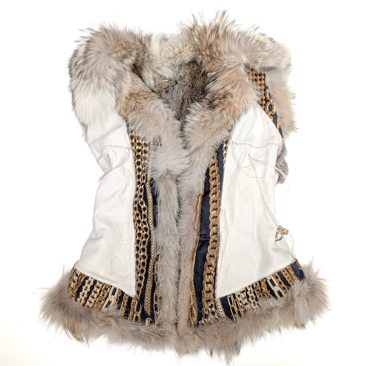 Veste sans manche Roberto Cavalli fourrure F/W 2003