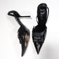 Slingback Dior par Galliano bondage F/W 2003 - EU40|UK7|US9