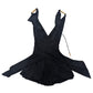 Dsquared2 black low-cut dress