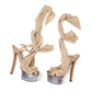 Fendi Cinderella Sandals S/S 2010 - EU37|UK4|US6