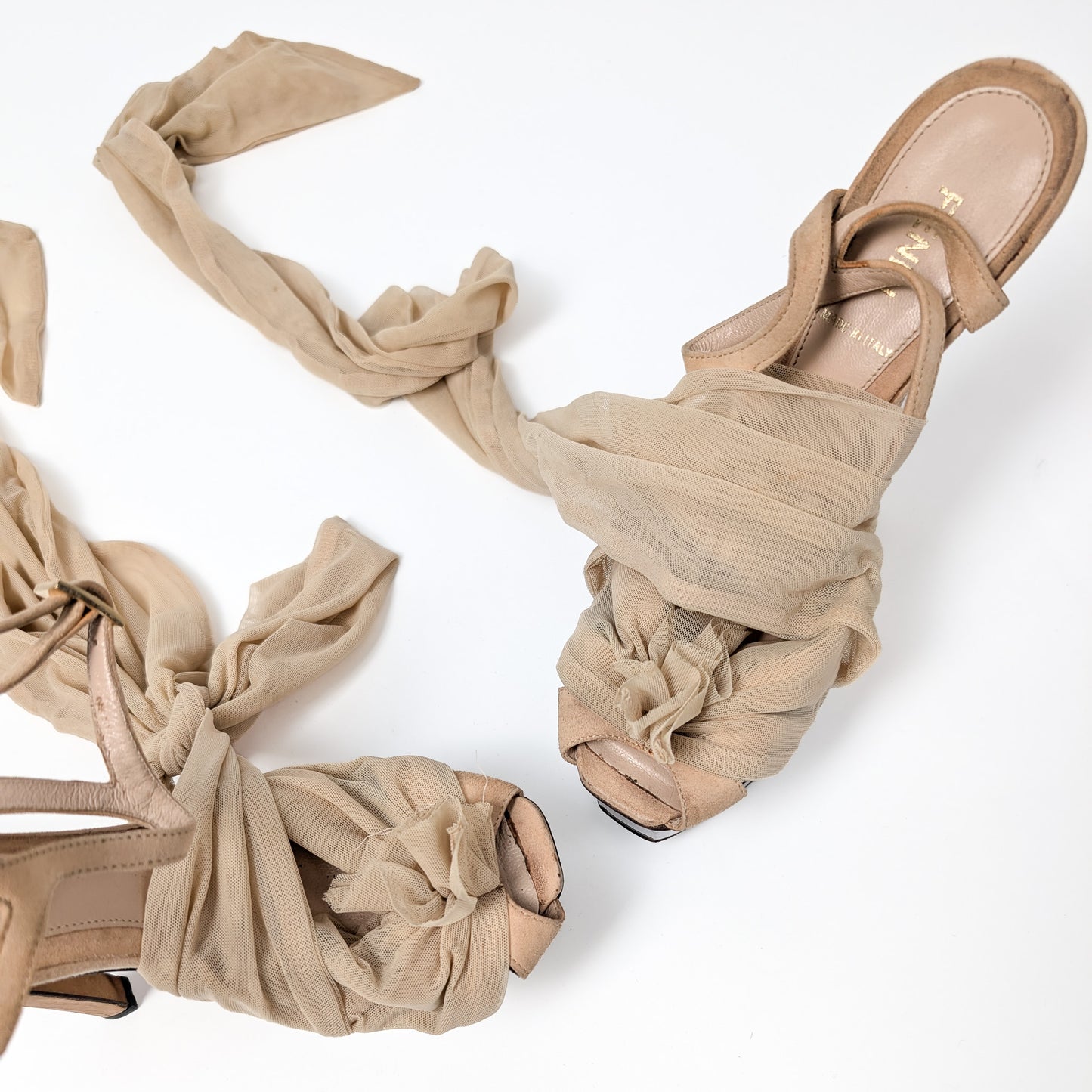 Fendi Cinderella Sandals S/S 2010 - EU37|UK4|US6